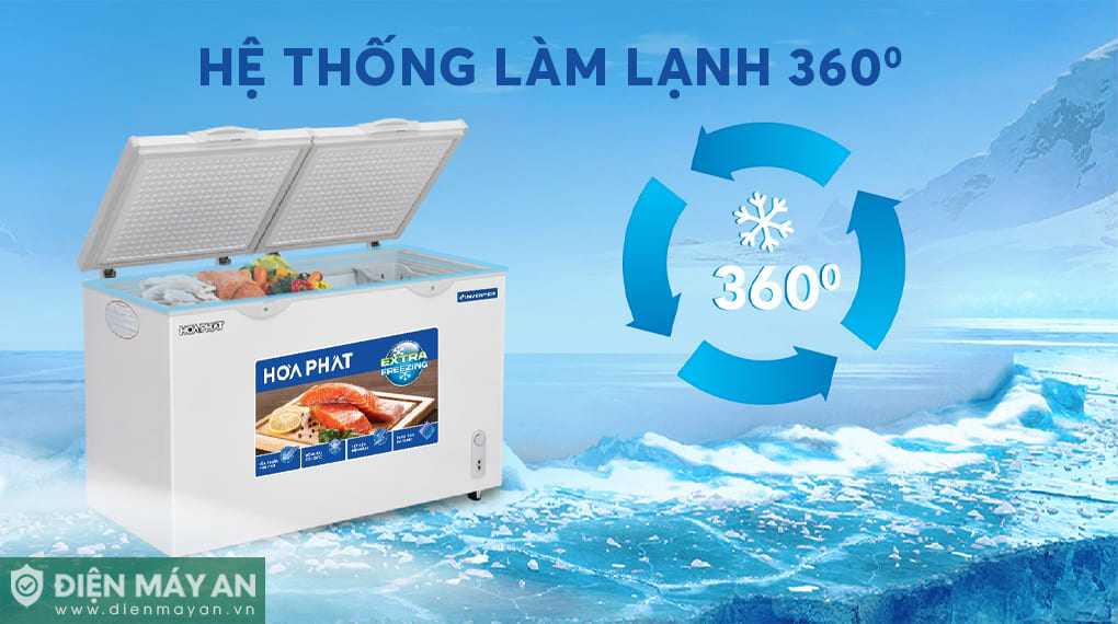 Tủ đông Hòa Phát Inverter 245 Lít HPF BD8245